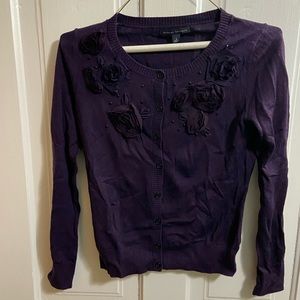 Banana republic purple sweater- S